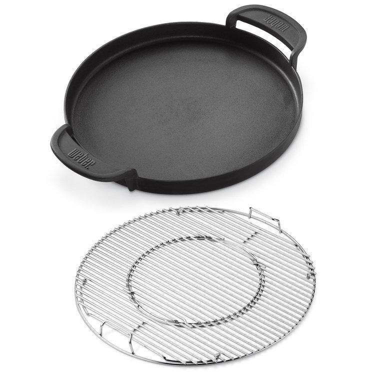 Kit Plancha + Grille de cuisson diamètre 57cm pour
