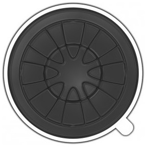 MediaRange Supports CD/DVD, Auto-adhésif, 100 piè.