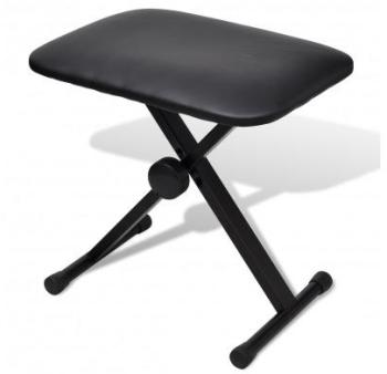 VidaXL Tabouret pour clavier réglable