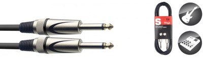 Câble instrument, jack/jack (m/m), 1,5 m, connecte