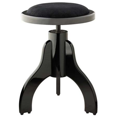 STAGG PS35 BKP VBK TABOURET PIANO NOIR BRILLANT -