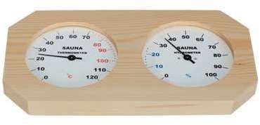 Hygromètre-Thermomètre bois Scandinave Hygromètre-Thermomètre bois