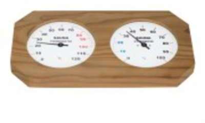 Hygromètre-thermomètre en bois Thermobruni