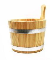Seau en Bois de Mélèze Baltique 5 litres, avec i