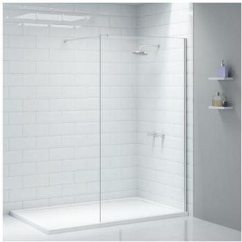 FLAIR Paroi de douche fixe 80cm verre 8mm anti-cal