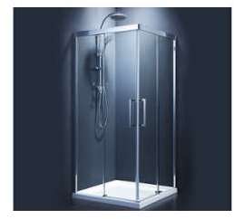 Paroi de douche en verre 90x90 cm avec ouverture double Paroi de douche en verre 90x90
