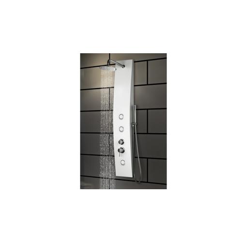 Colonne de douche blanche en acrylique - Glorys Colonne de douche blanche