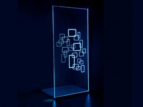 Paroi de douche BELLA avec leds - 120x200cm