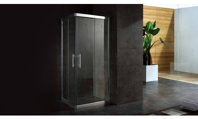 Paroi de douche en verre trempé 80x80 ou 90x90 cm - Paroi de douche en verre trempé