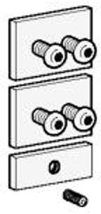 Kit de fixation sur rail zinc Kit de fixation sur rail zinc