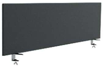 Écran de séparation 40 (H) x 140 (l) cm Gris