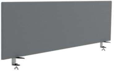Écran de séparation 40 (H) x 140 (l) cm Gris