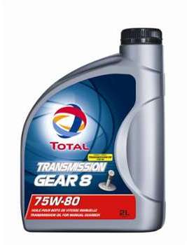 Huile de transmission TOTAL GEAR 8 75W80 2 L Huile de transmission TOTAL