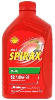 Huile de transmission SHELL Spirax S2 A 80W90 1 L Huile de transmission SHELL