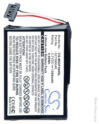 Batterie GPS 3.7V 1350mAh