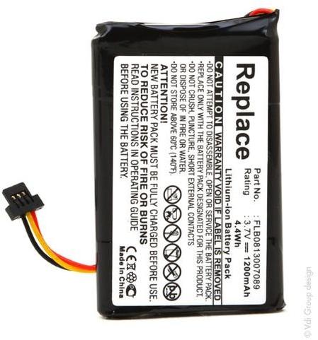 Batterie 3,7V 1200mAh pour TomTom One XL Traffic