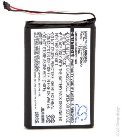 Batterie 3,7V 1000mAh pour Garmin Nuvi 2457