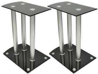 VidaXL Lot de 2 reposes enceinte en aluminium et v