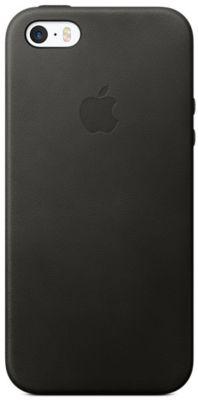 Coque Apple iPhone 5/5S/SE cuir noir