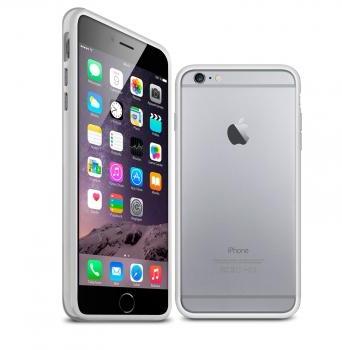 Coque Bumper iPhone 6 Plus 5.5 Bimatiere HD Blanc