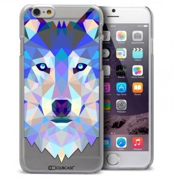 Coque iPhone 6 Plus Polygon Animals - Loup