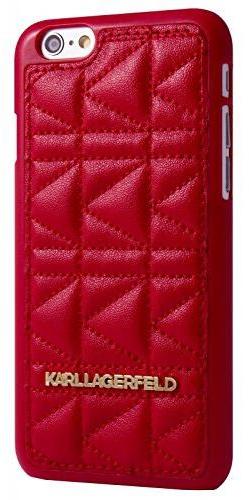 Protection iPhone 6 6S Kuilted cuir matelassé Rouge Protection iPhone 6 6S Kuilted