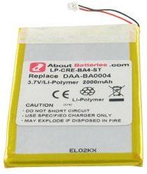 Batterie pour CREATIVE DAP-HD0014