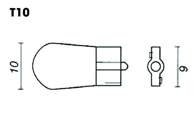 AMPOULES T10 12V3W