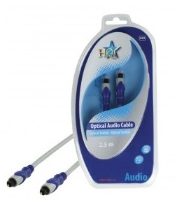 CABLE OPTIQUE TOSLING - TOSLINK SILVER HQ