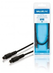 Câble audio numérique Toslink mâle vers Toslink mâ