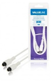 Câble audio numérique Toslink mâle vers Toslink mâ
