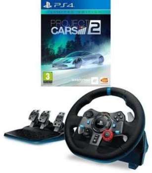 Volant Pédalier Logitech Volant G29 Jeu PS4 Project Volant Pédalier Logitech Volant