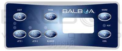 Autocollant pour clavier ML551 Light-Mode-Jets1-Jets2-Blower-Warm-Cool Autocollant pour clavier ML551