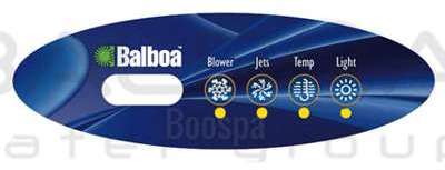 Autocollant pour clavier VL240 Blower-Jets-Temp-Light Autocollant pour clavier VL240