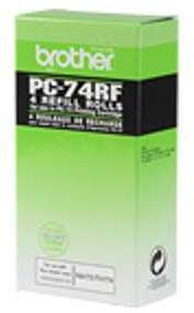 Ruban TTH Brother fax T72 PC74RF (x4) Ruban TTH Brother fax T72
