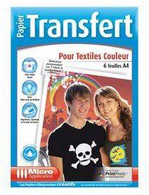 Papier créatif Micro Application Transfert textile