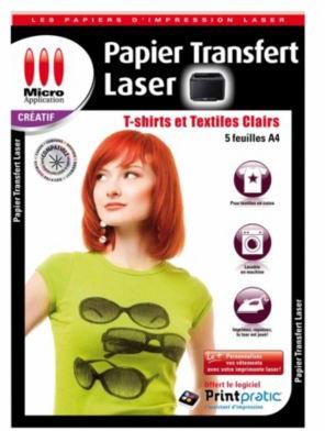 Papier créatif Micro Application Transfert textile