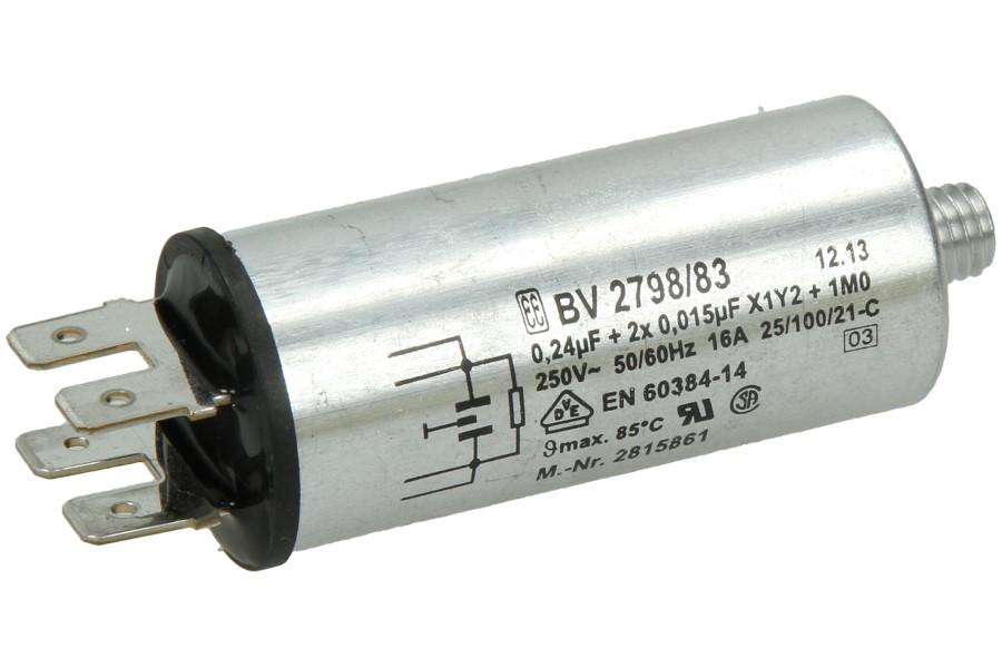 Miele Condensateur Anti-Parasite 0,24UF+2X0,015UF