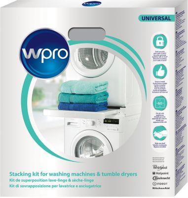 Kit de superposition Wpro SKS101 universel lave-linge Kit de superposition Wpro