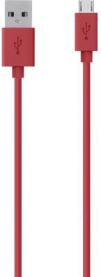 Câble micro USB Belkin 2M rouge Câble micro USB Belkin 2M