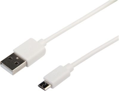 Essentielb 1M Blanc - Câble micro USB Essentielb 1M Blanc - Câble