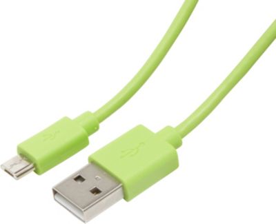 Essentielb 1M Vert - Câble micro USB Essentielb 1M Vert - Câble