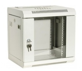 Mini coffret informatique 6U blanc largeur 35 cm