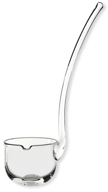Louche à punch en verre 30cm
