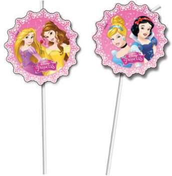 6 Pailles Princesses Disney Dreaming