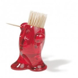 Porte cure dents picnix Koziol - rouge