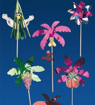 Pique décoration métallisé assortiment pour glace