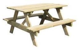 Table pique nique bois OOKid enfant Table pique nique bois OOKid
