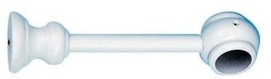 Support - D: 35 mm - réglable 9 à 22 cm - blanc