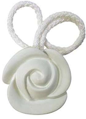 Embrasse aimantée Flora crème Ø 50 mm